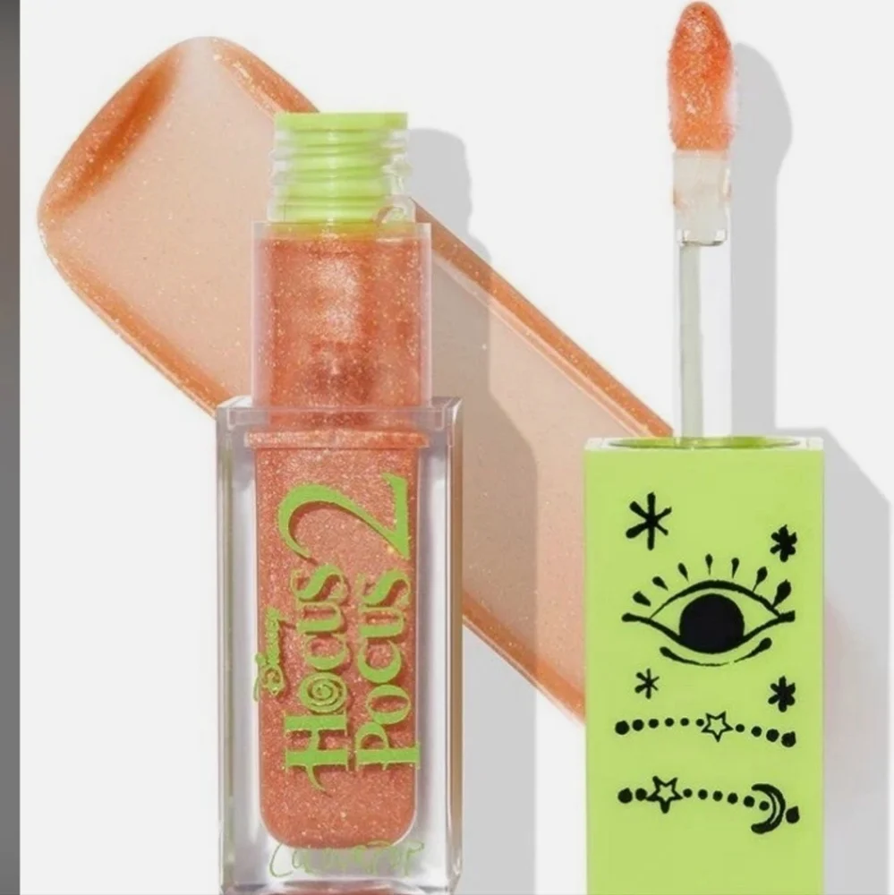 Hocus Pocus 2 Glitter Lip Gloss We're Young Neutral Colourpop Shine Makeup